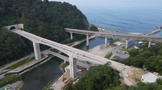 国道45号 新安家大橋上部工工事（下安家大橋）