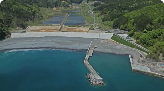 農地海岸保全施設災害復旧事業小谷鳥地区第1号工事