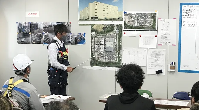 作業所巡視とパトロールの徹底